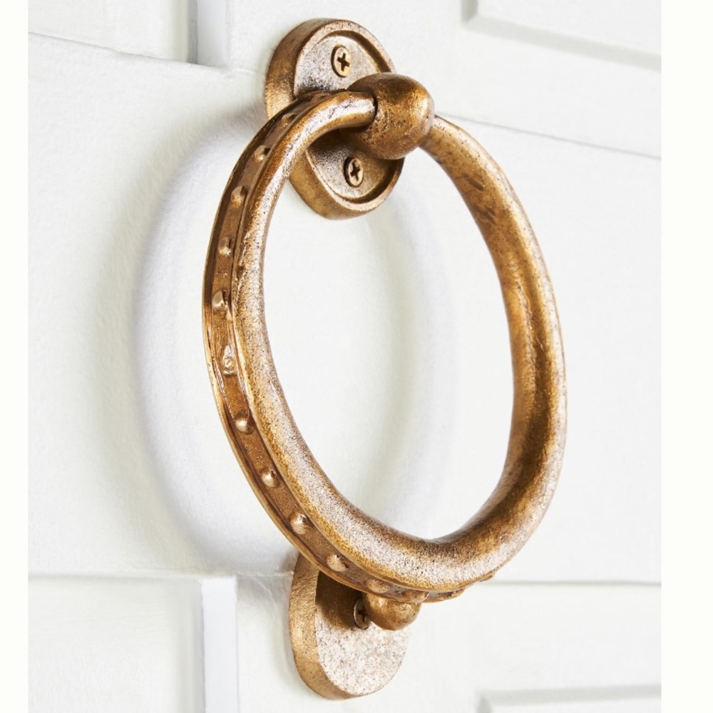 Anthropologie Ania Brass Door Knocker - Picture 2 of 10